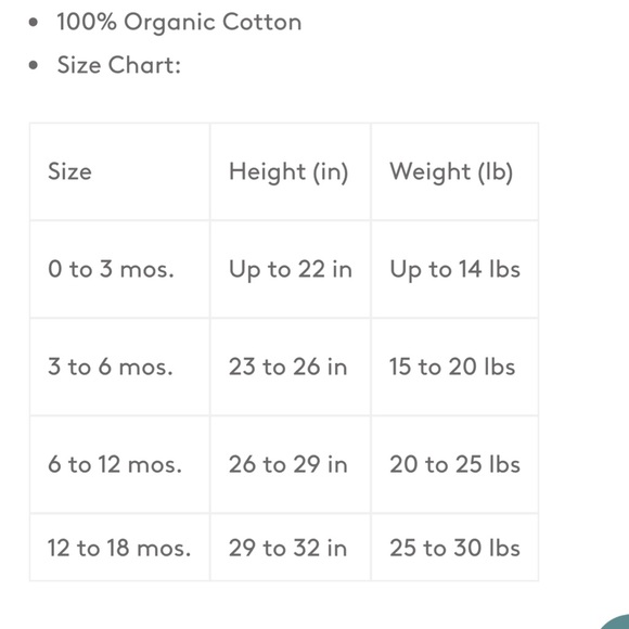 Pehr puff sleeve one piece 12-18 months and 6-12 months - Picture 2 of 7